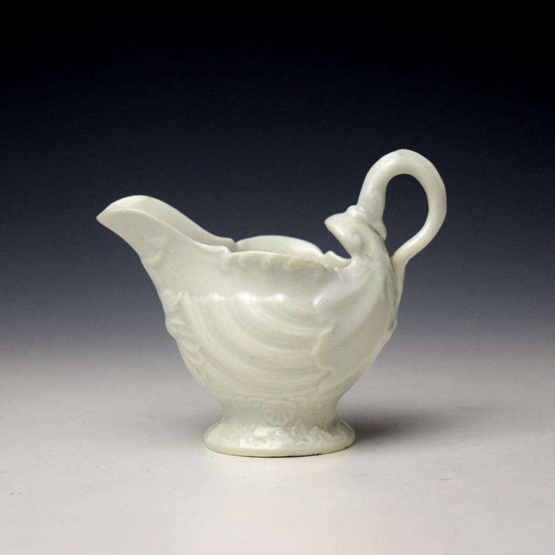 Blanc de Chine Dolphin Ewer c1760-62