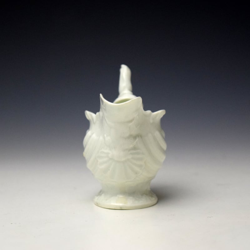 Worcester Blanc de Chine Dolphin Ewer c1765-70 (2)