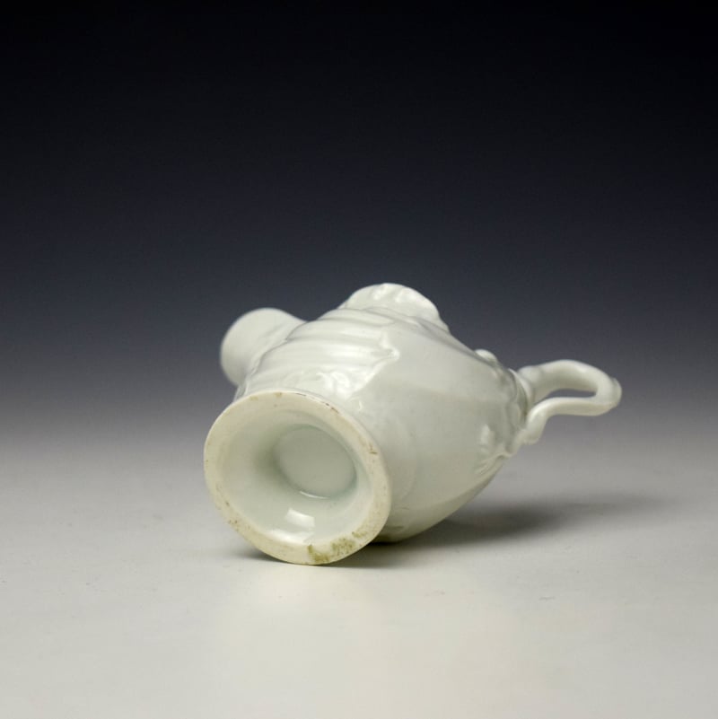 Worcester Blanc de Chine Dolphin Ewer c1765-70 (7)