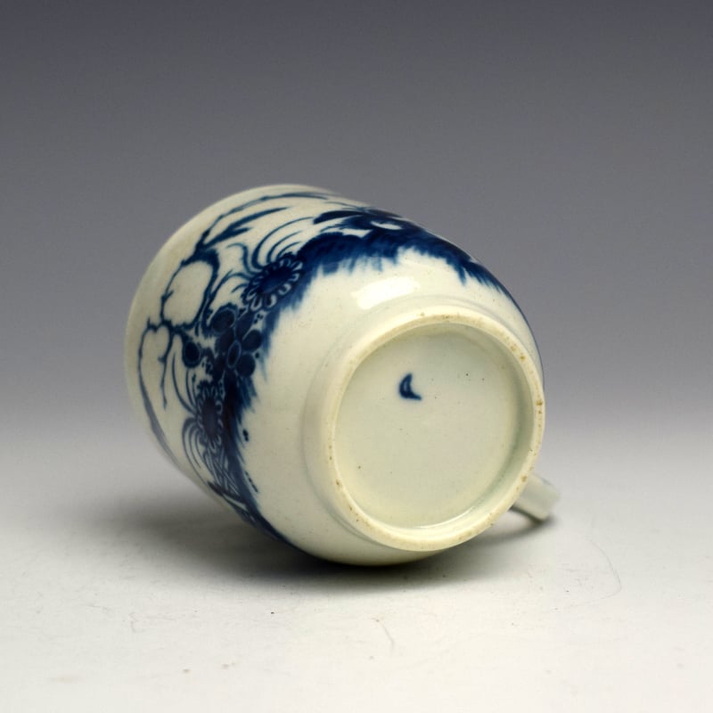 Worcester Candle Fence Pattern Coffee Cup c1765 (6)