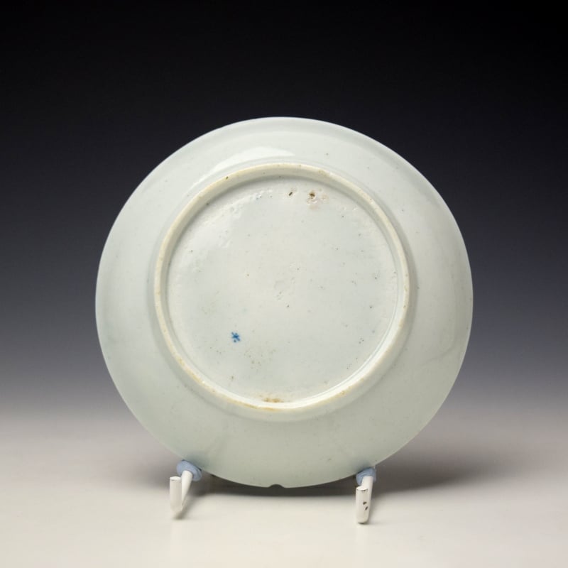Worcester Cannonball Pattern Ball Pattern Teabowl and saucer c1755-60 (7)