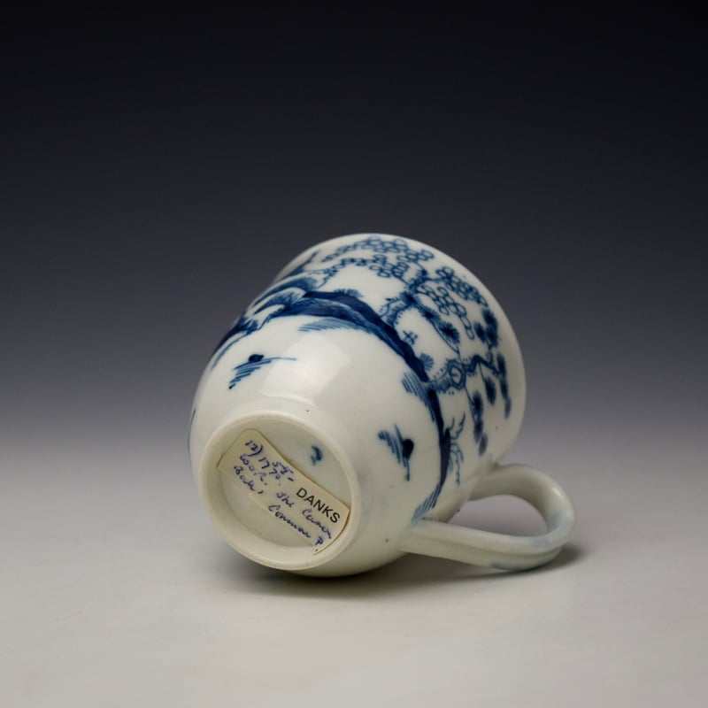 Worcester Cannonball Pattern Coffee Cup c1758-60 (6)