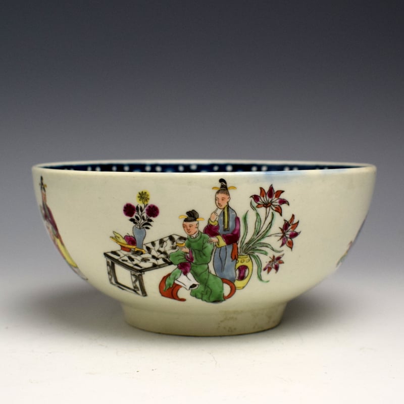 Worcester Chinese Family Pattern Bowl c1765 (1)