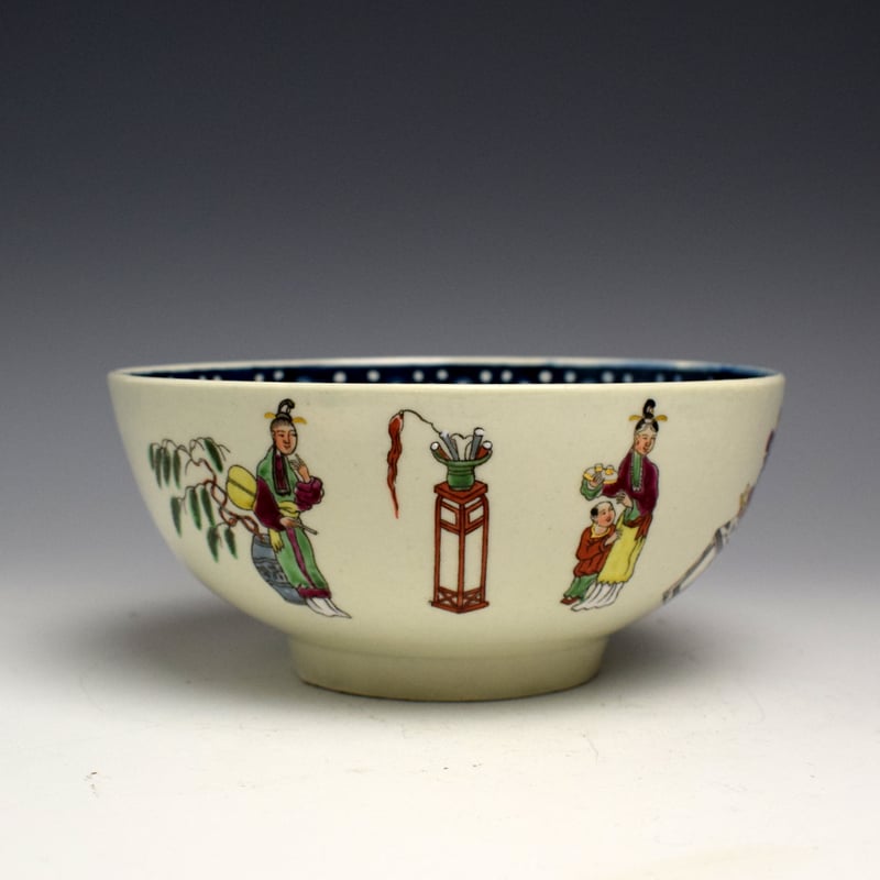Worcester Chinese Family Pattern Bowl c1765 (5)
