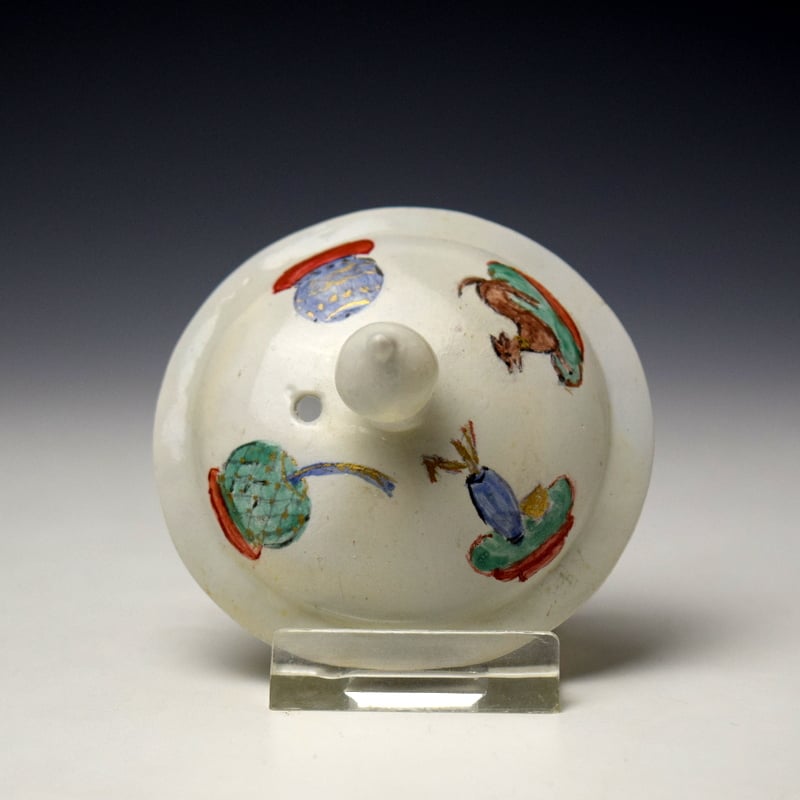 Worcester Chinese Family Pattern Coffee Pot and Replacement Cover c1754-56 (10)