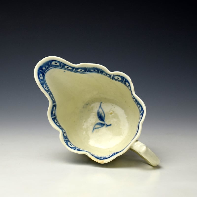 Worcester Convolvulus Pattern Low Chelsea Ewer c1775-80 (7)