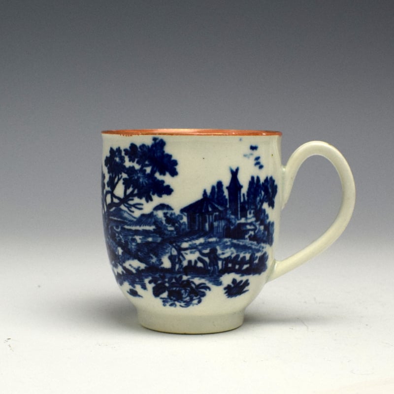 European Landscape Group Pattern Coffee Cup c1775-80
