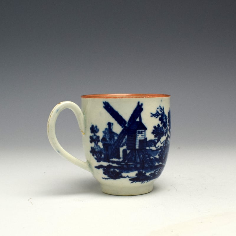 Worcester European Group Pattern Coffee Cup c1775 (3)
