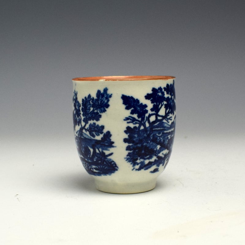 Worcester European Group Pattern Coffee Cup c1775 (4)