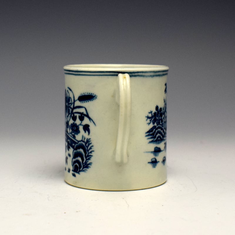 Worcester Fence Pattern Small Coffee Can c1770 (4)