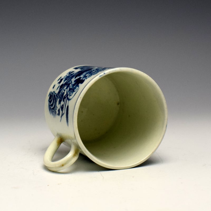 Worcester Fence Pattern Small Coffee Can c1770 (5)
