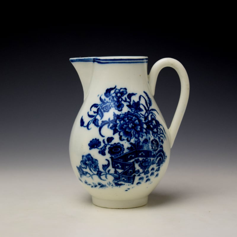 Fence Pattern Sparrow Beak Jug c1765-80