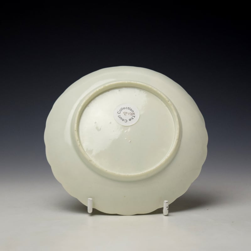 Worcester Fluted Floral Pattern Trio c1780 (16)
