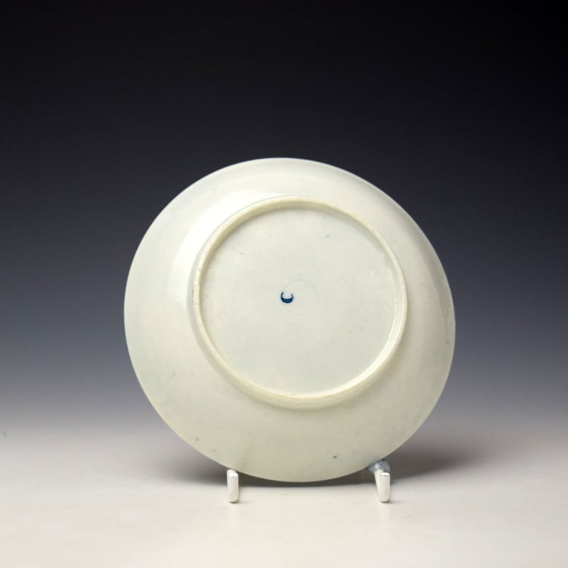 Worcester Fruit and Wreath Pattern Teabowl and Saucer c1770-75 (9)