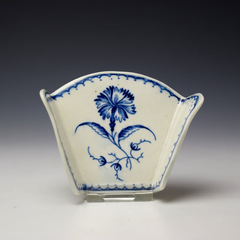 Worcester Gillyflower Pattern Asparagus Server c1770-75