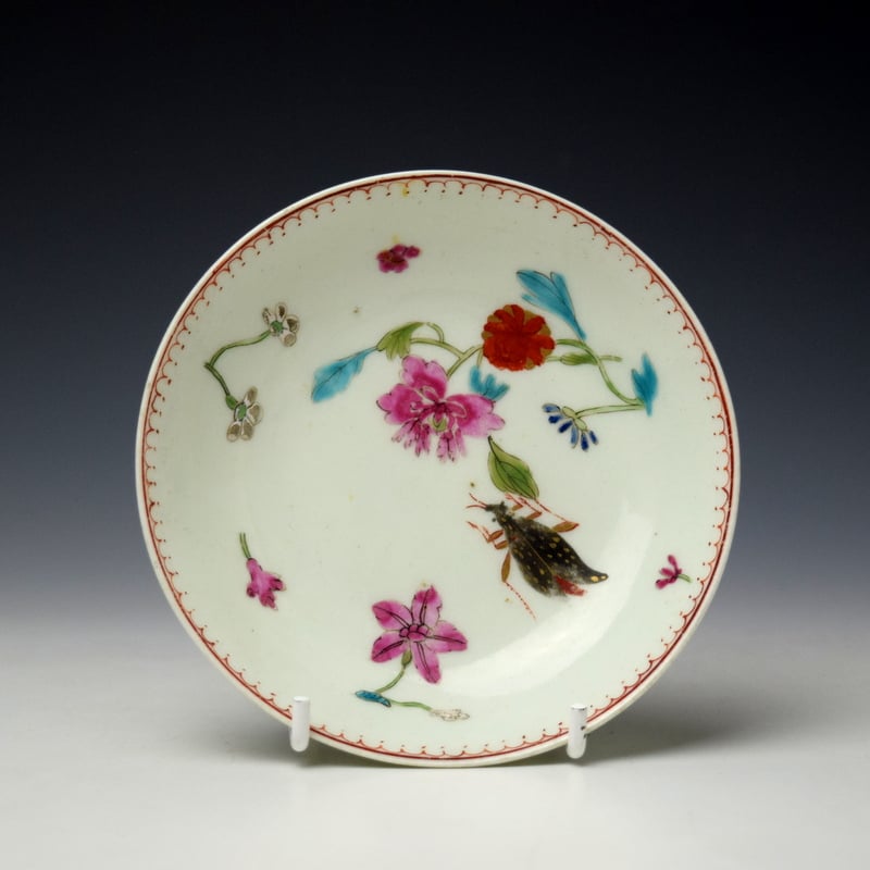 Worcester Harvest Bug Pattern Trio c1765-70 (13)