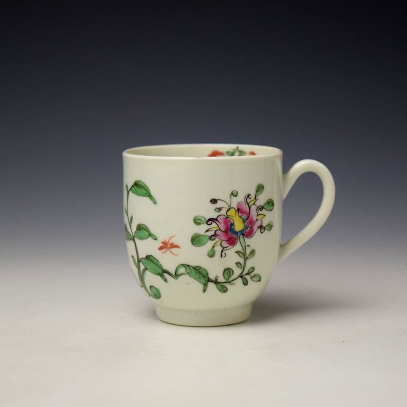 Honeysuckle Pattern Coffee Cup c1765-70