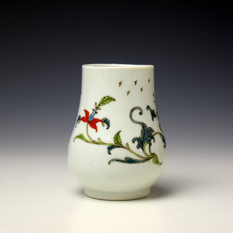 Worcester Honeysuckle Pattern Mustard ot c1753-64 (2)