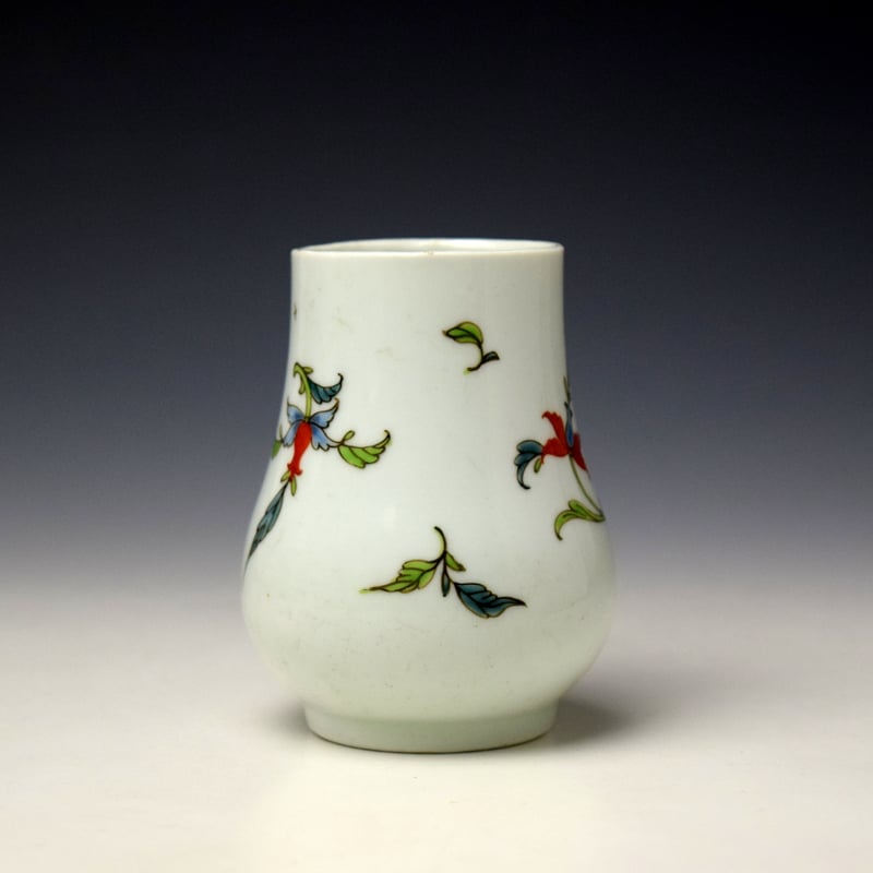 Worcester Honeysuckle Pattern Mustard ot c1753-64 (3)
