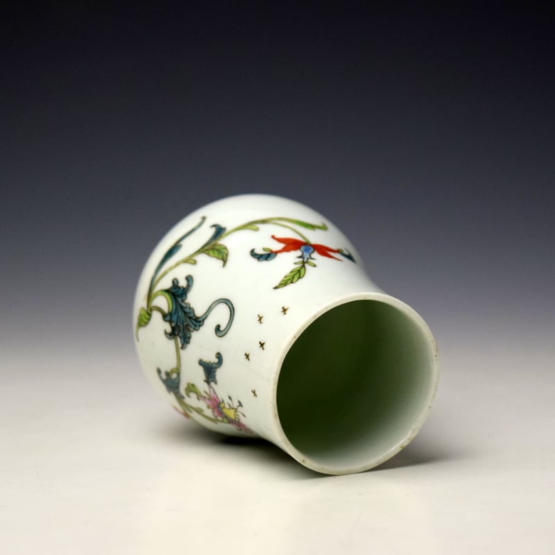 Worcester Honeysuckle Pattern Mustard ot c1753-64 (5)