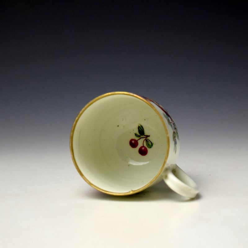 Worcester James Giles Decorated Fancy Bird Pattern Coffee Cup c1765 (7)
