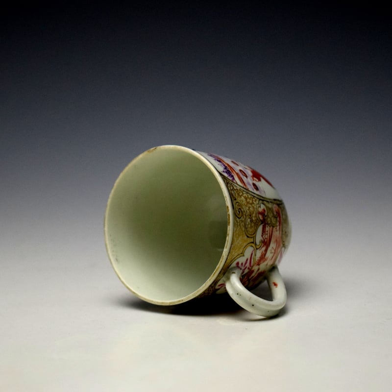 Worcester James Giles Decorated Mandarin Pattern Coffee Cup c1768-72 (6)