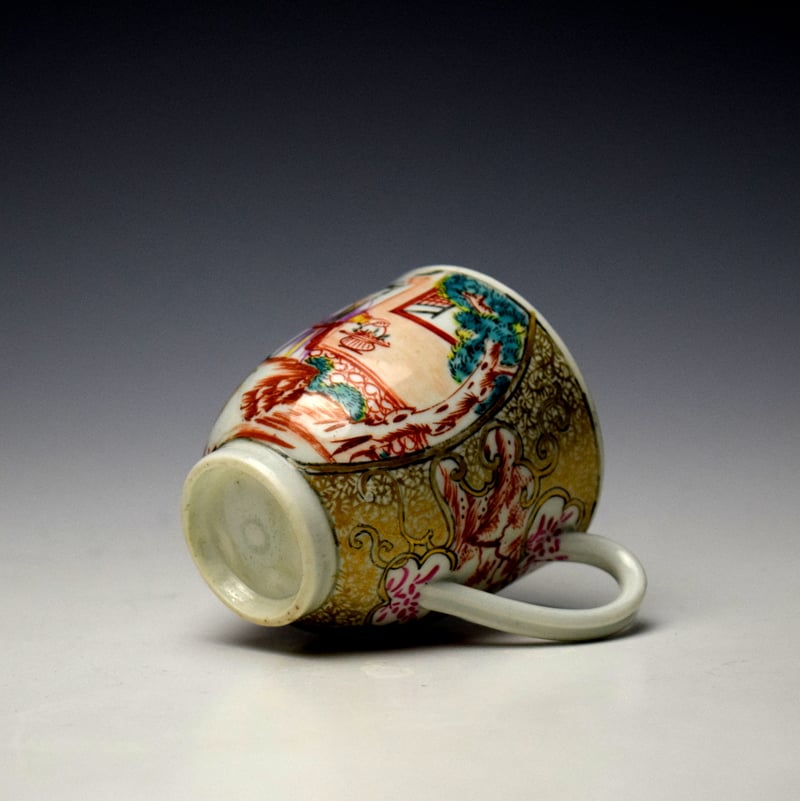 Worcester James Giles Decorated Mandarin Pattern Coffee Cup c1768-72 (7)