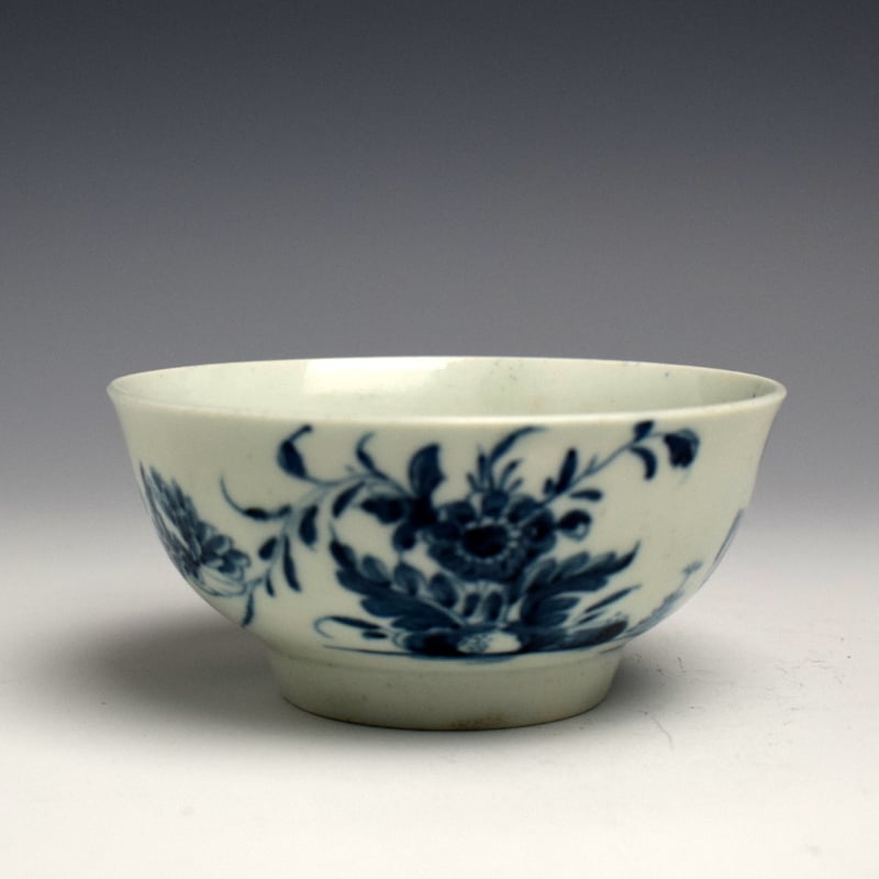Worcester Landslip Pattern Small Bowl c1758 (3)