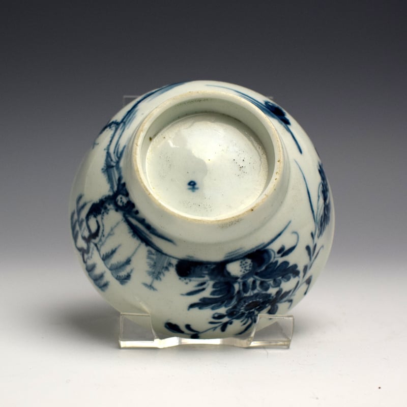 Worcester Landslip Pattern Small Bowl c1758 (6)