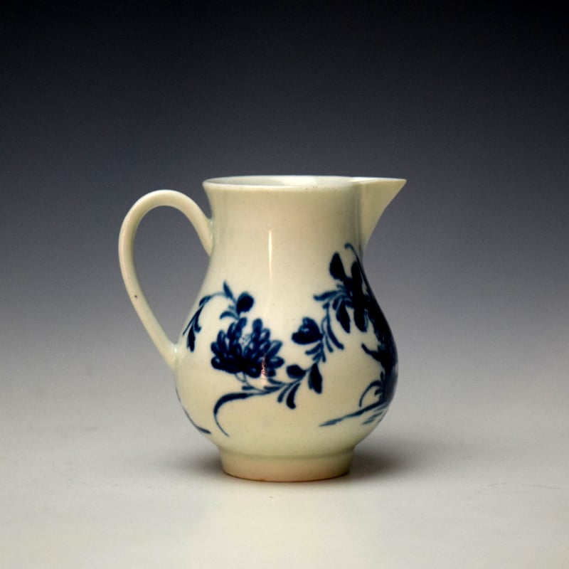 Worcester Landslip Pattern Sparrow Beak Jug c1760-65 (5)