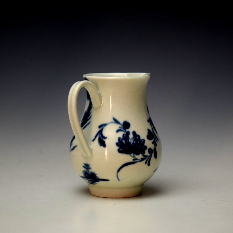 Worcester Landslip Pattern Sparrow Beak Jug c1760-65 (6)