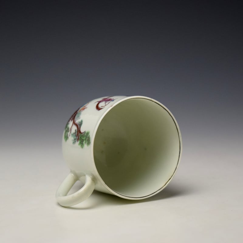 Worcester Les Garçons Chinois Pattern Coffee Cup c1760 (5)