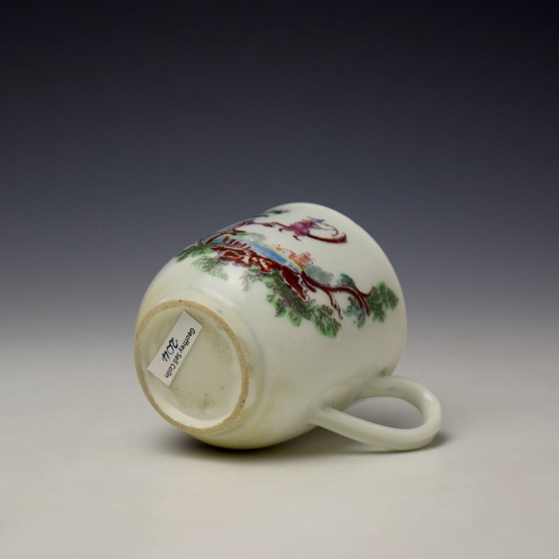 Worcester Les Garçons Chinois Pattern Coffee Cup c1760 (6)