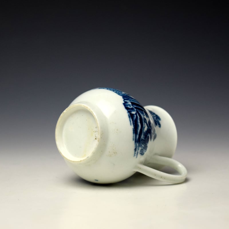 Worcester Man in a Pavilion Pattern Sparrow Beak Jug c1760-62 (7)