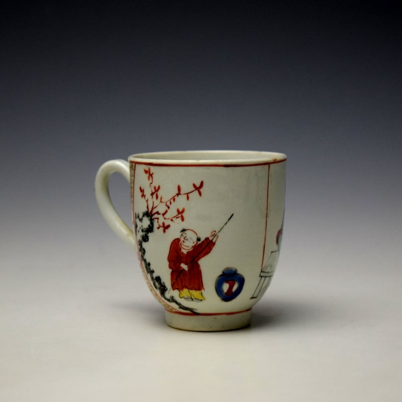 Worcester Mandarin Pattern Coffee Cup C1775-80 (4)