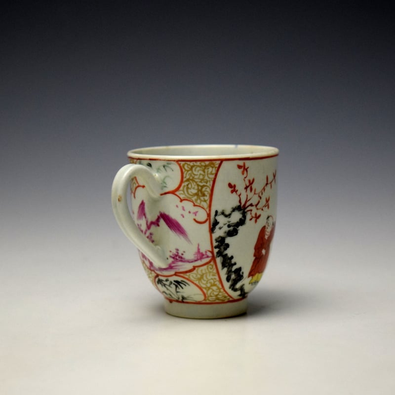 Worcester Mandarin Pattern Coffee Cup C1775-80 (5)