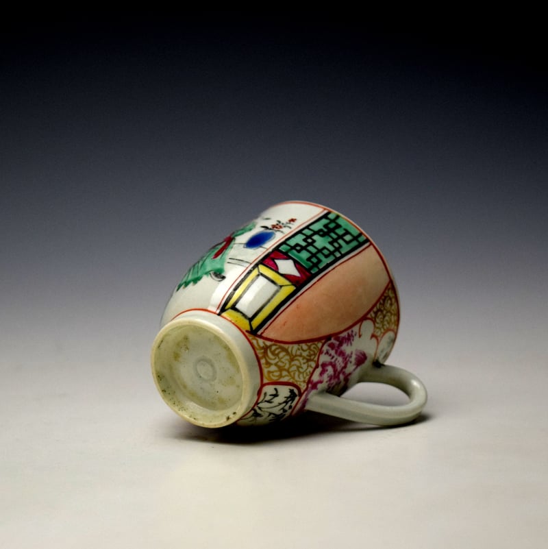 Worcester Mandarin Pattern Coffee Cup C1775-80 (7)