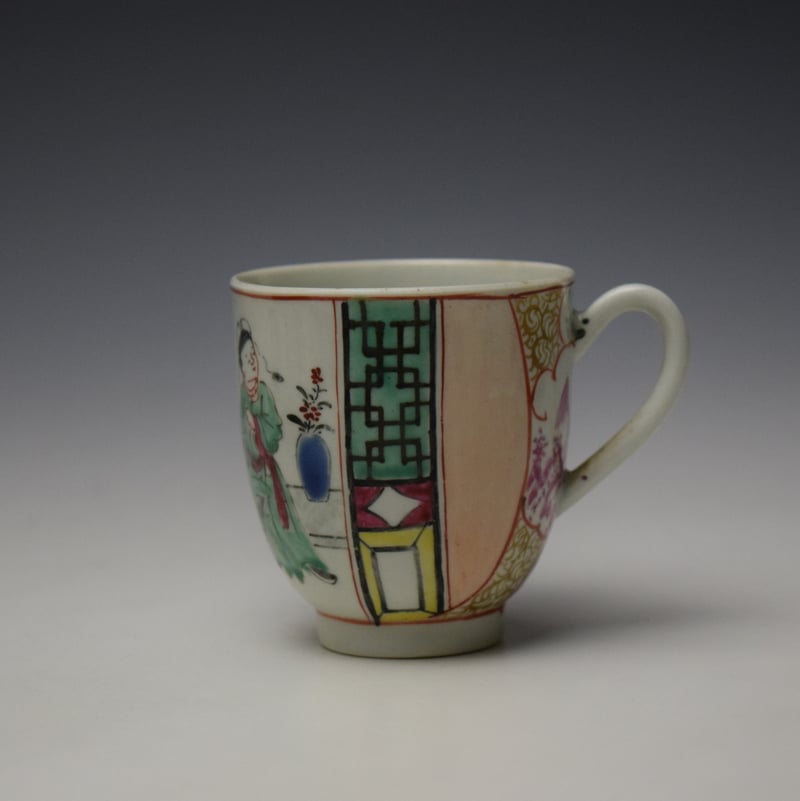 Worcester Mandarin Pattern Coffee Cup C1775-80