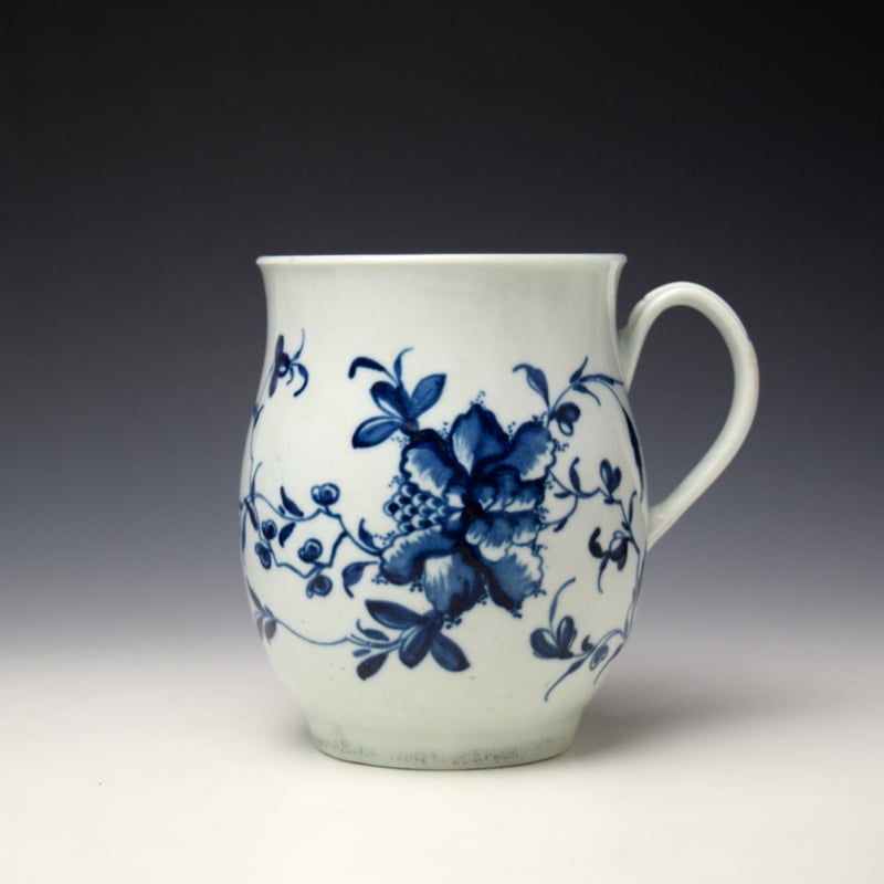 Early Mansfield Pattern Bell Shaped Mug c1757-60