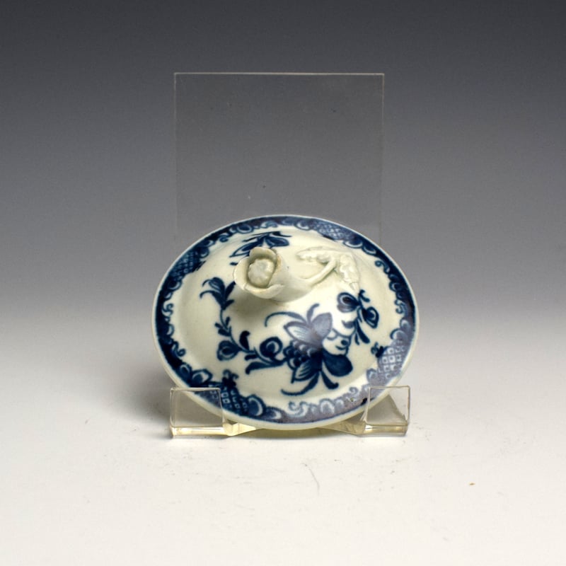 Worcester Mansfield Pattern Teapot c1765 (5)
