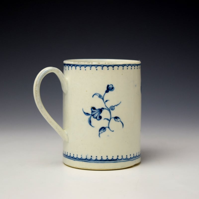 Worcester Narcissus Pattern Small Mug c1770-75 (3)