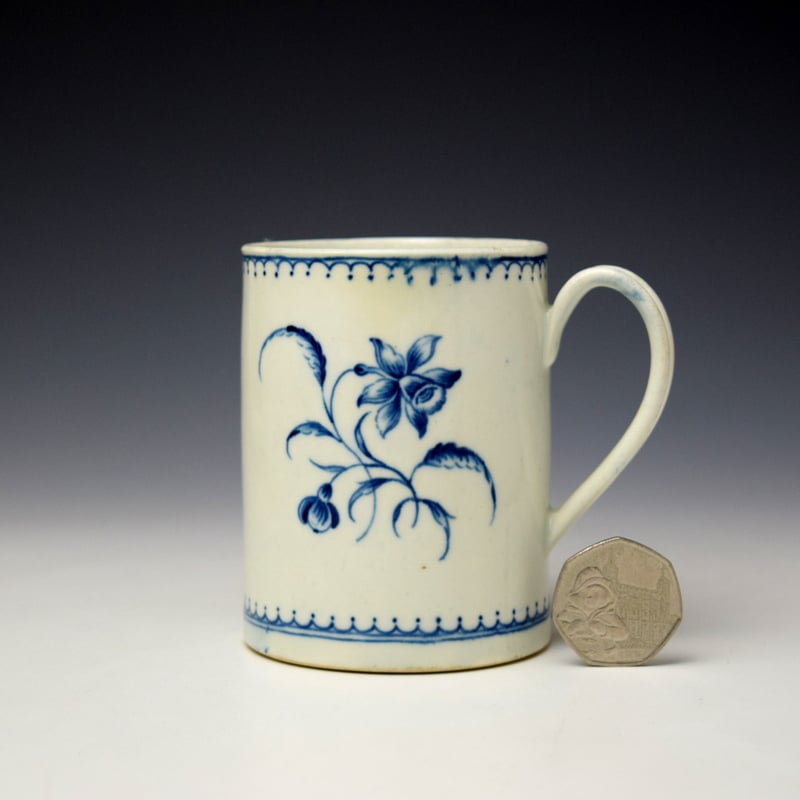 Uncommon Narcissus Pattern Small Mug c1770-75