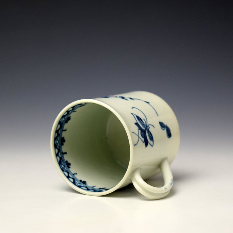 Worcester Peony Pattern Coffee Can c1765-75 (4)