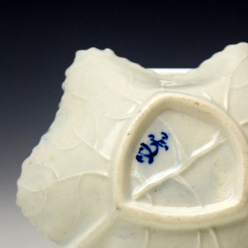 Worcester Pickle Leaf Fruit Pattern Pickle Dish c1780-85 (3)