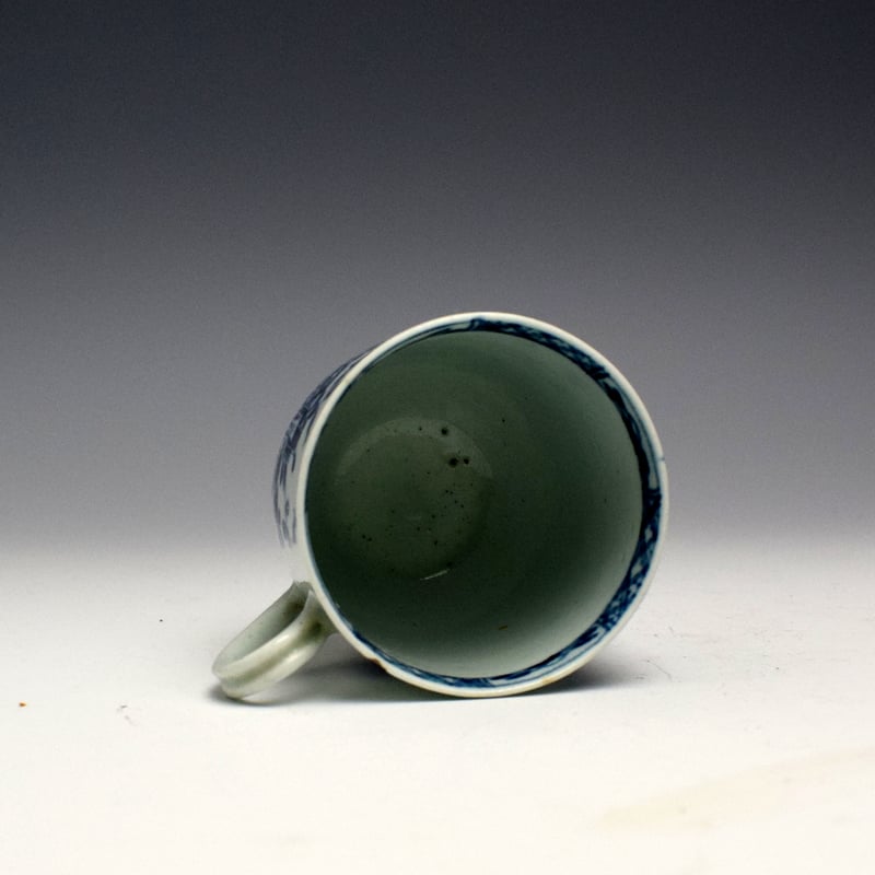 Worcester Plantation Print Coffee Cup c1760 (4)
