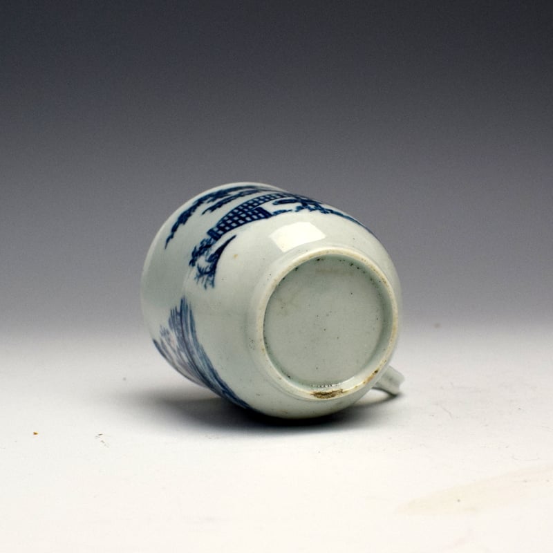 Worcester Plantation Print Coffee Cup c1760 (5)