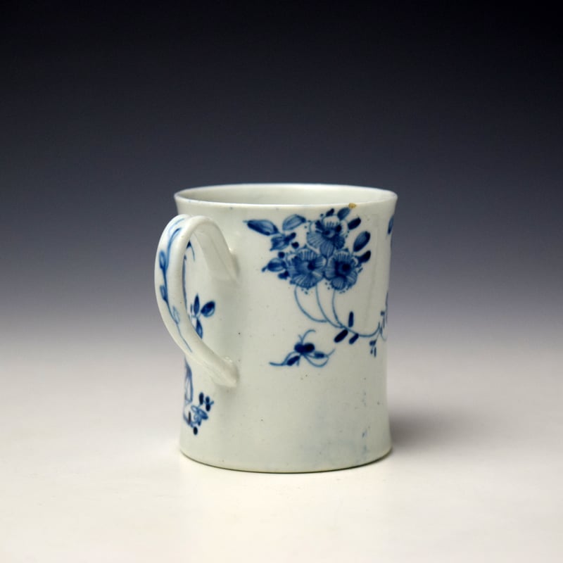 Worcester Prunus Fence Pattern Coffee Can c1754-58 (4)