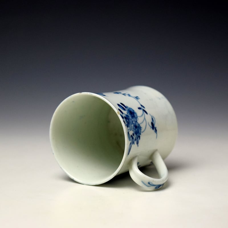 Worcester Prunus Fence Pattern Coffee Can c1754-58 (6)