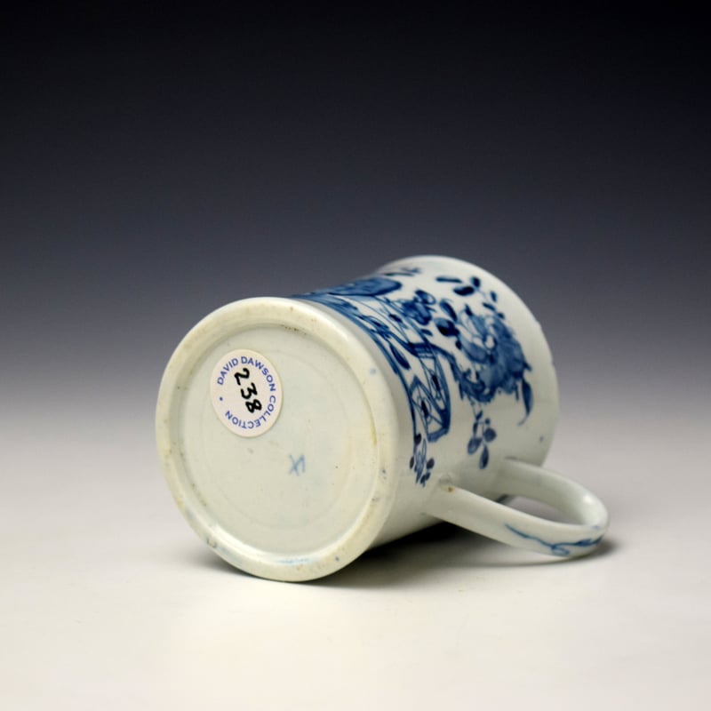 Worcester Prunus Fence Pattern Coffee Can c1754-58 (7)