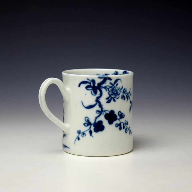 Worcester Prunus Root Pattern Coffee Can c1760-80 (3)